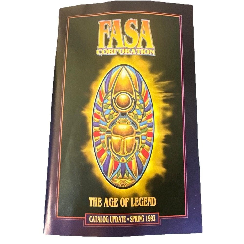 Spring catalog update 1993 FASA Corporation The age of legend